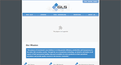 Desktop Screenshot of glsolutions.us